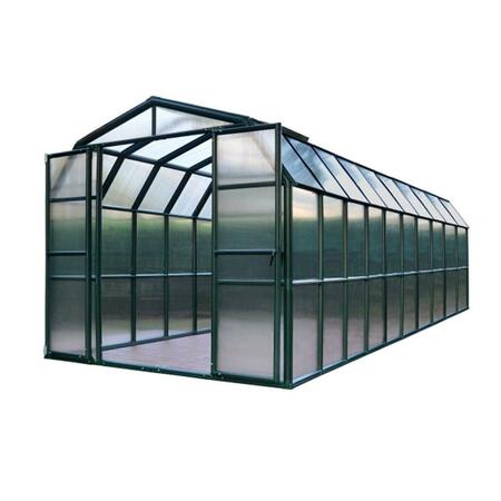 RION Palram - Canopia Grand Gardener 2 Greenhouse - 8 X 20 Ft. - Clear HG7220C